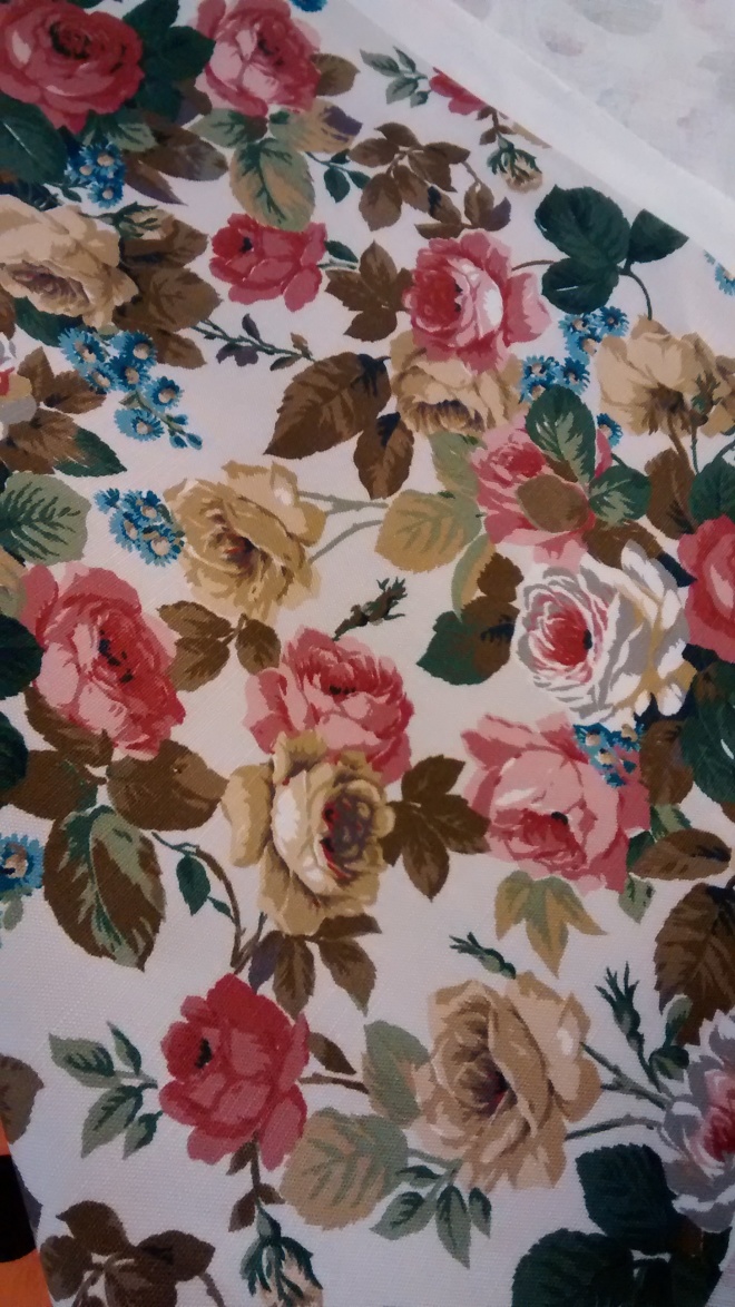 Sedia fiori lino