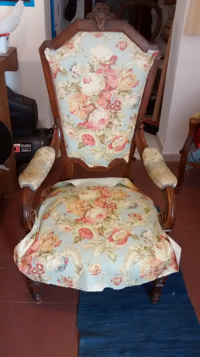 poltrona fiori